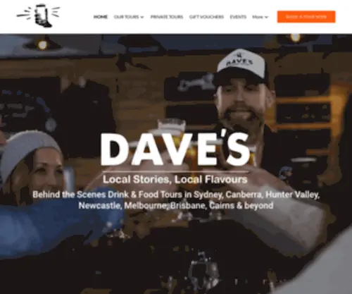 Davesbrewerytours.com.au(Australia's most awarded drinks & food tour operator) Screenshot