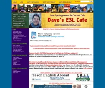 Davescafe.com(ESL) Screenshot