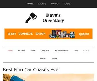 Davesdirectory.com(It's a Dude Thing) Screenshot