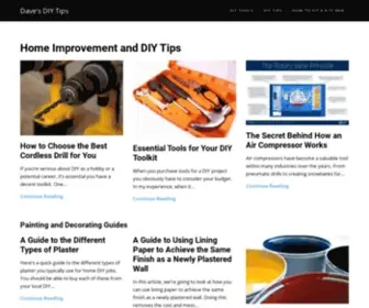 Davesdiytips.com(Dave's DIY Tips) Screenshot