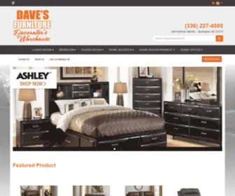 Davesfurnituredecoratorswarehouse.com(Dave's Furniture Decorator's Warehouse) Screenshot