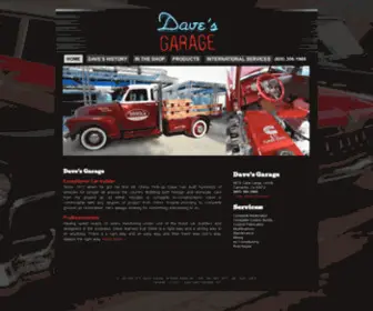 Davesgarage-Hotrodshop.com(Dave's Garage) Screenshot