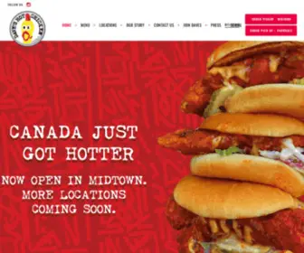 Daveshotchicken.ca(Daves Hot Chicken) Screenshot