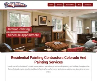 Davespaintingcolorado.com(Find residential house painters in your local area. Dave's Painting) Screenshot