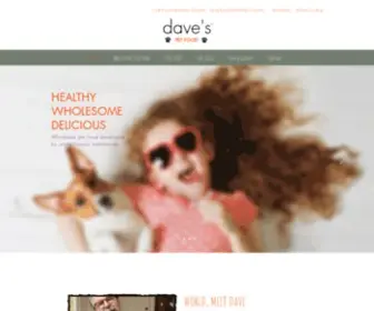 Davespetfood.com(Nutritious Pet Food at a Great Price) Screenshot