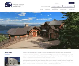Davessheetmetalinc.com(Dave's Sheet Metal) Screenshot