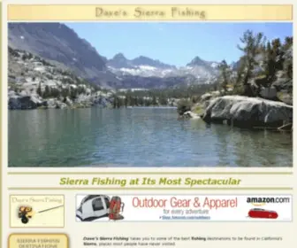 Davessierrafishing.com(Dave's Sierra Fishing) Screenshot