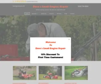 Davessmallenginerepair.com(Dave's Small Engine Repair) Screenshot