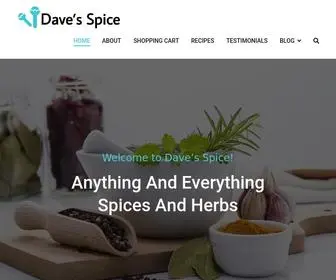 Davesspice.com(Dave’s) Screenshot