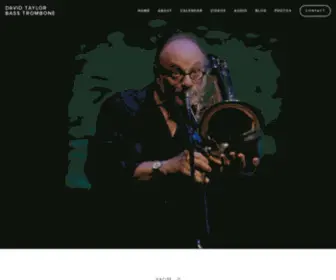 Davetaylor.net(David Taylor Bass Trombone) Screenshot