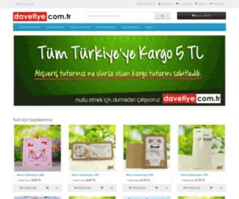 Davetiye.com.tr(Düğün Davetiye Modelleri) Screenshot