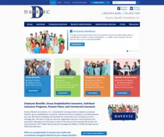 Davevic.com(Employee Benefits Administration) Screenshot