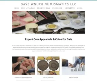 Davewcoins.com(Dave Wnuck Numismatics LLC) Screenshot