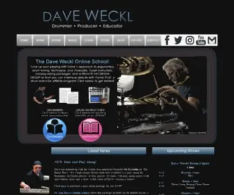 Daveweckl.com(Dave Weckl) Screenshot