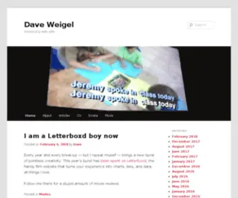 Daveweigel.com(Dave Weigel) Screenshot