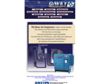 Daveycompressor.com(Davey Compressor Company) Screenshot