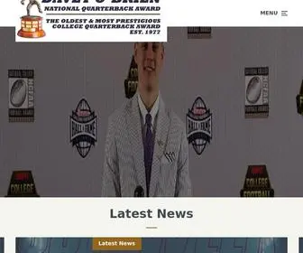 Daveyobrienaward.org(Home of the National Quarterback Award) Screenshot