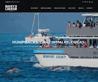Daveyslocker.com(Greater Los Angeles Whale Watching & Fishing) Screenshot