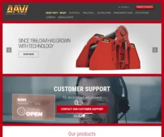 Davi.com(Hydraulische Rundbiegemaschine) Screenshot