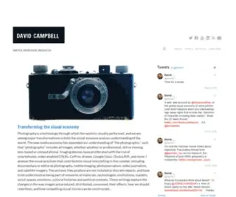 David-Campbell.org(David Campbell) Screenshot