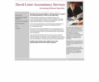 David-Lister.co.uk(David Lister Accountancy Services) Screenshot