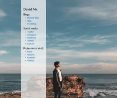 David-MA.net(David Ma) Screenshot
