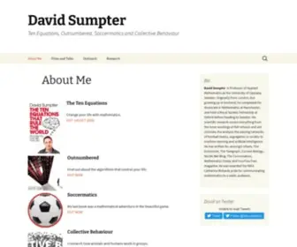 David-Sumpter.com(David Sumpter) Screenshot
