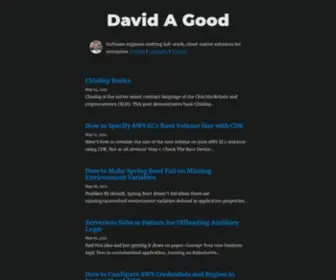 Davidagood.com(All posts) Screenshot