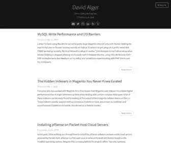 Davidalger.com(David Alger) Screenshot