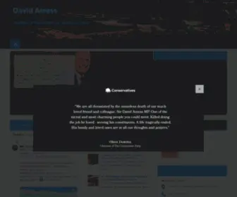 Davidamess.co.uk(David Amess) Screenshot
