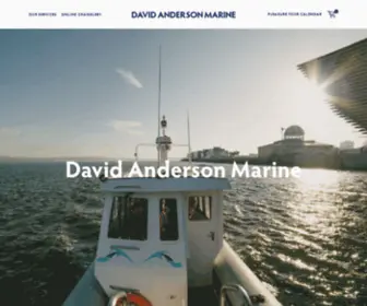 Davidandersonmarine.com(David Anderson Marine) Screenshot