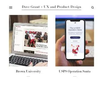 Davidandrewgrant.com(UX and Product Design) Screenshot