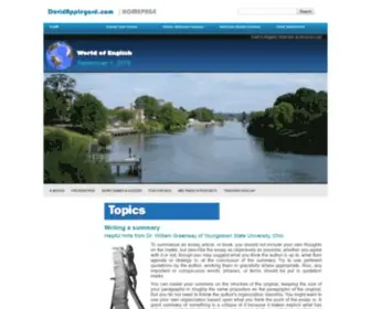 Davidappleyard.com(English Language Resources) Screenshot