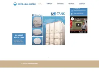 Davidaquasystem.com(GRP Water tank) Screenshot