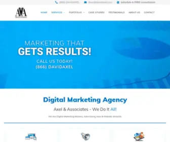 Davidaxel.com(Digital Marketing Agency) Screenshot