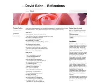 Davidbahn-Reflections.com(David Bahn) Screenshot