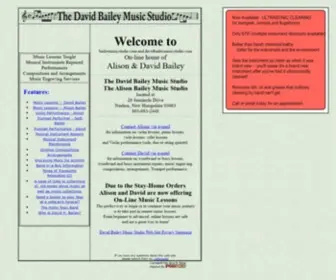 Davidbaileymusicstudio.com(David Bailey Music Studio) Screenshot