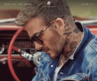 Davidbeckhameyewear.com(EYEWEAR by DAVID BECKHAM) Screenshot