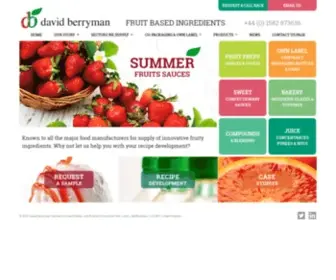 Davidberryman.co.uk(Industrial Prepared Fruit Suppliers) Screenshot