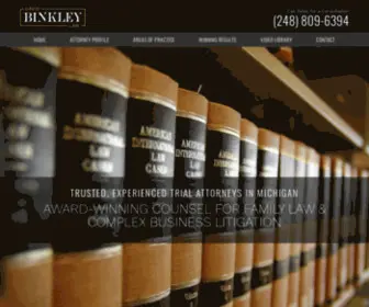 Davidbinkleylaw.com(Binkley Family Law) Screenshot