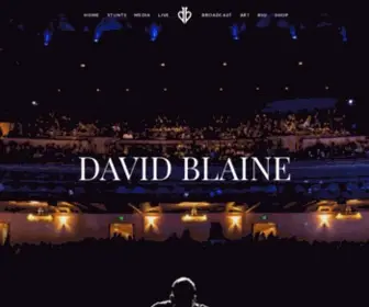 Davidblaine.com(David Blaine) Screenshot