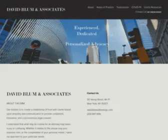 Davidblumnyc.com(DAVID BLUM & ASSOCIATES) Screenshot