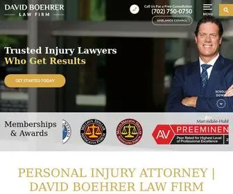 Davidboehrerlaw.com(The David Boehrer Law Firm) Screenshot