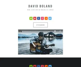 Davidbolandmusic.com(David Boland) Screenshot