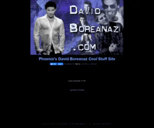 Davidboreanaz.com(David Boreanaz .com) Screenshot