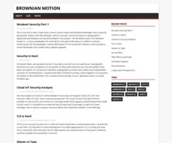 Davidb.org(Brownian Motion) Screenshot