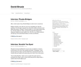 Davidbrusie.com(David Brusie) Screenshot