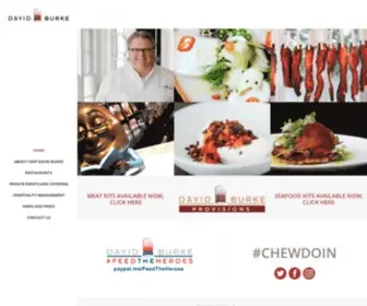 Davidburke.com(Home Chef David Burke) Screenshot