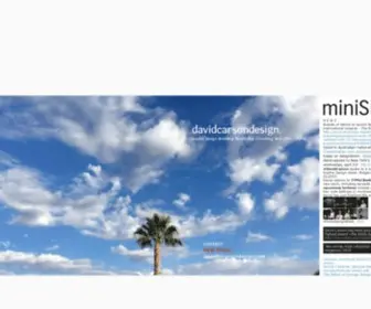 Davidcarsondesign.com(David carson design) Screenshot