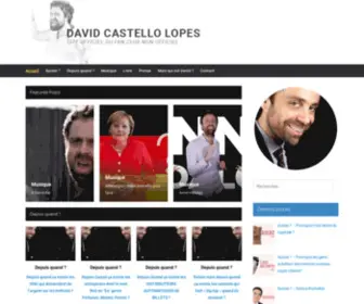 Davidcastellolopes.com(Fan Club de David Castello Lopes) Screenshot